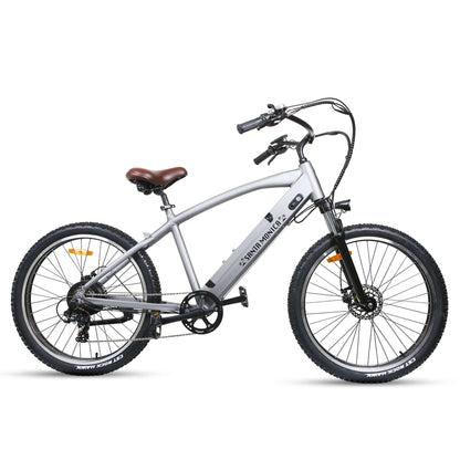 Ebike - Nakto 26" Santa Monica High Step City Cruiser E-Bike