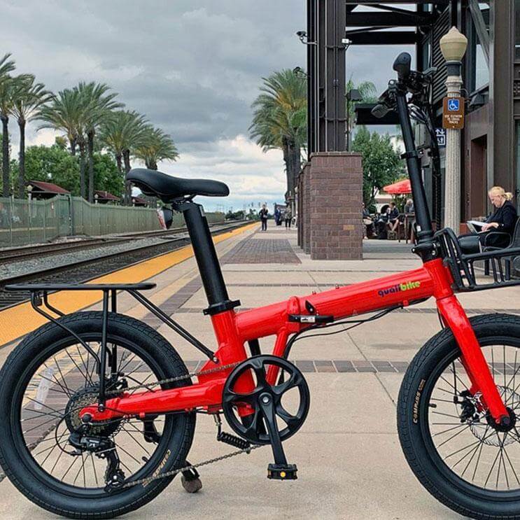 Dolphin All Purpose Folding Electric Bicycle Dual Battery