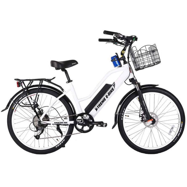 Ebike - X-Treme Catalina 48V 500W Step Through Beach Cruiser Electric Bike