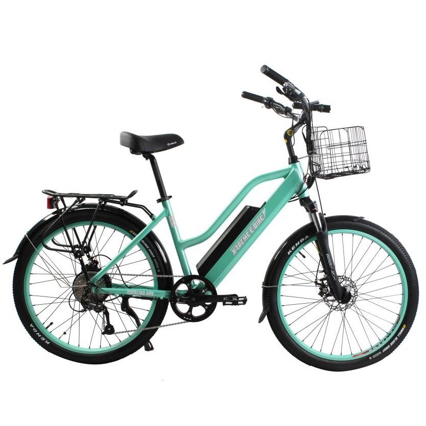 Ebike - X-Treme Catalina 48V 500W Step Through Beach Cruiser Electric Bike