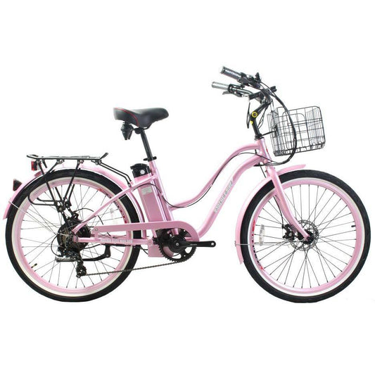 Ebike - X-Treme Malibu Elite 350W Step Through Beach Cruiser Electric Bike